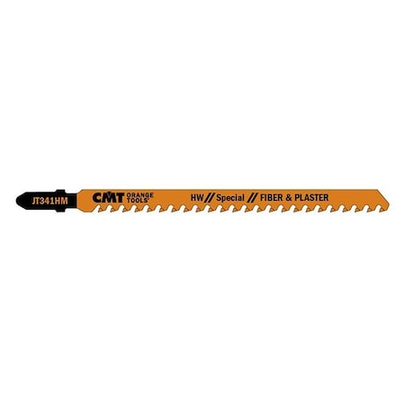 Cmt Orange Tools JIG SAW BLADES FIBER & PLASTER CARBIDE TIPPED, 3 Pack, 3PK JT341HM-3